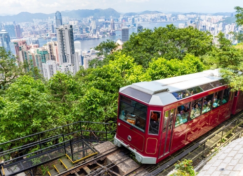 ビクトリアピーク＿ピークトラム